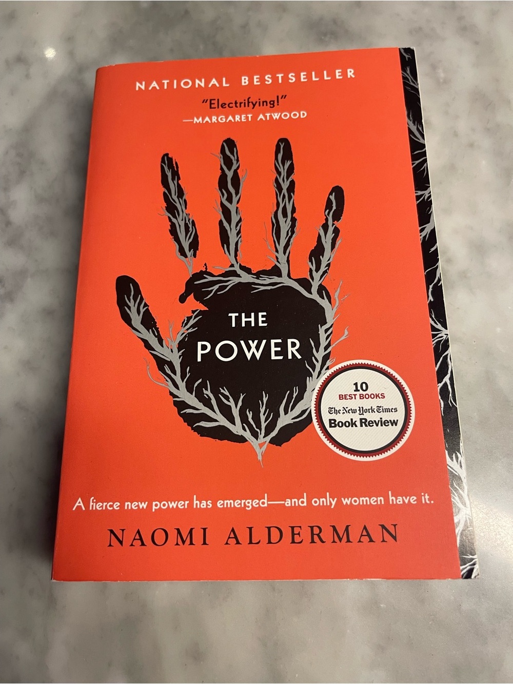 The Power by Naomi Alderman paperback book